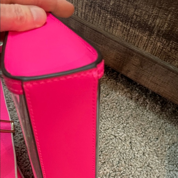 Kate Spade Hot Pink Clear Crossbody Bag - Picture 5 of 10